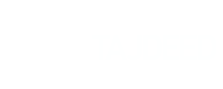 TAJDEED LOGO WITH TAGLINE_White-02
